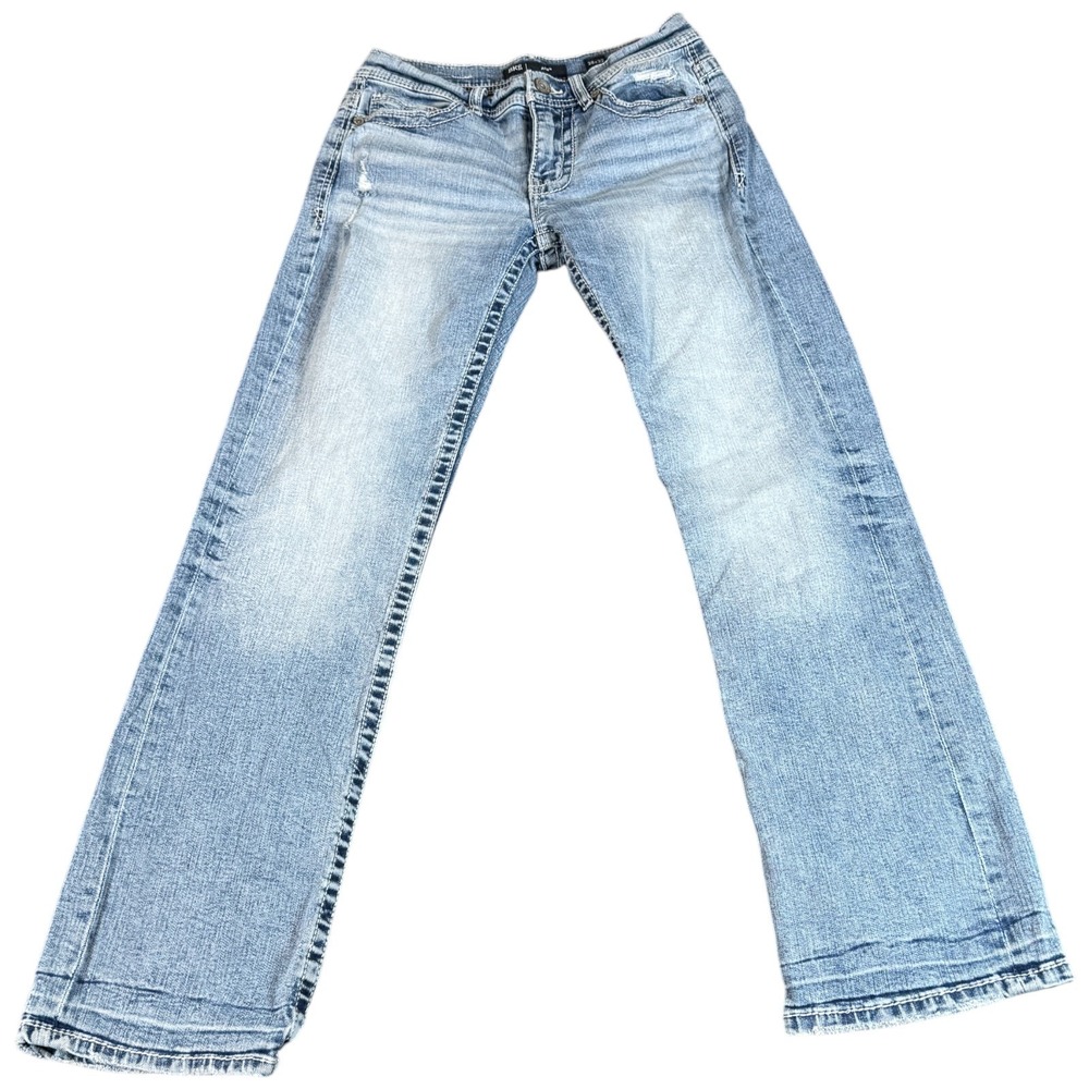 Buckle BKE Aiden Bootcut Jeans‎ Mens 28x32 (27x31.5) Blue Denim Stretch Low Rise